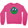 who watches the pizza Crewneck Sweatshirt