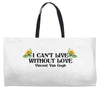 i Can't Live Without Love Vincent Van Gogh Weekender Totes