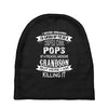 Super Cool Pops Of A Freaking Awesome Grandson Baby Beanies
