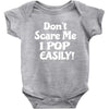 don't scare me Baby Bodysuit