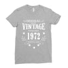 original parts vintage established 1972 perfectly aged Ladies Fitted T-Shirt