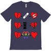 ls lesbian full heart T-Shirt