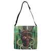 african Adjustable Strap Totes