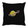 vintage space Throw Pillow