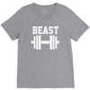 new beast dumbbell muscle V-Neck Tee