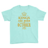 kings are born  october Youth Tee