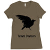 team damon salvatore (4) Ladies Fitted T-Shirt