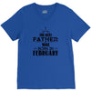The Best Father Was Born In Februay V-Neck Tee