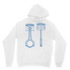sketch of piston Unisex Hoodie