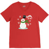 windy snowman V-Neck Tee
