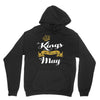 kings are born in may Unisex Hoodie