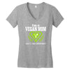 vegan mom's are superheroes! Women's V-Neck T-Shirt