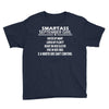 Smartass September Girl Youth Tee
