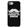 mustaching through snow iPhone 8