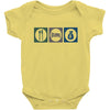 eat sleep money Baby Bodysuit