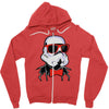 hipster trooper Zipper Hoodie
