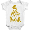 uomo dakar stampa oro moto deserto parigi africa sport Baby Onesie