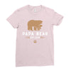 papa bear Ladies Fitted T-Shirt