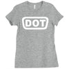 2x dot sticker vinyl decal d.o Ladies Fitted T-Shirt