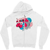 rhino splat Zipper Hoodie