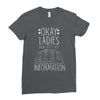 okay ladies now let's get information Ladies Fitted T-Shirt