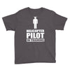 helicopter pilot in training Youth Tee
