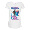 grandpa of the birthday girl Maternity Scoop Neck T-shirt