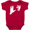 spock star trek leonard nimoy tribute Baby Bodysuit