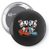 cuphead and mugman Pin-back button