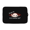 November Peeking Out Baby Boy Laptop sleeve