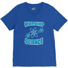 science worship funny geek atheist anti religion V-Neck Tee