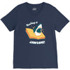 reading is jawsome V-Neck Tee