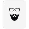 beard and glasses Mousepad