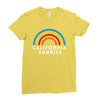 California Sunrise Ladies Fitted T-Shirt