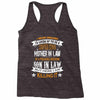 Super Cool Mother In Law Of A Freaking Awesome Son In Law Racerback Tank