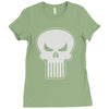 the punisher long sleeves Ladies Fitted T-Shirt
