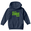 daddy's little zombie hunter Youth Hoodie