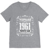 vintage made in 1961 perfectly aged a living legend V-Neck Tee