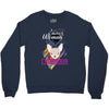 who loves chihuahua Crewneck Sweatshirt