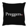 Preggers Throw Pillow