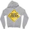 body under construction Zipper Hoodie