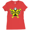 apocalypse baseball Ladies Fitted T-Shirt