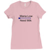 gaming mana low need milk Ladies Fitted T-Shirt