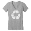 rock paper scissors cycle Women's V-Neck T-Shirt