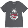 bad cat   gatos locos V-Neck Tee