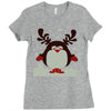 christmas t shirt santa reindeer penguin novelty xmas Ladies Fitted T-Shirt