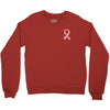 breast cancer ribbon survivor pocket Crewneck Sweatshirt