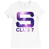 s club 7 galaxy Ladies Fitted T-Shirt