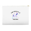i'm really a unicorn Accessory Pouches