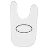 black oval Baby Bibs